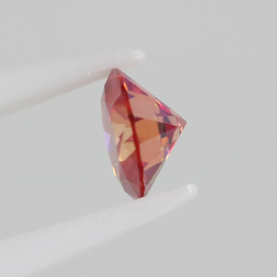 Moissanit Diamant Rot 1ct